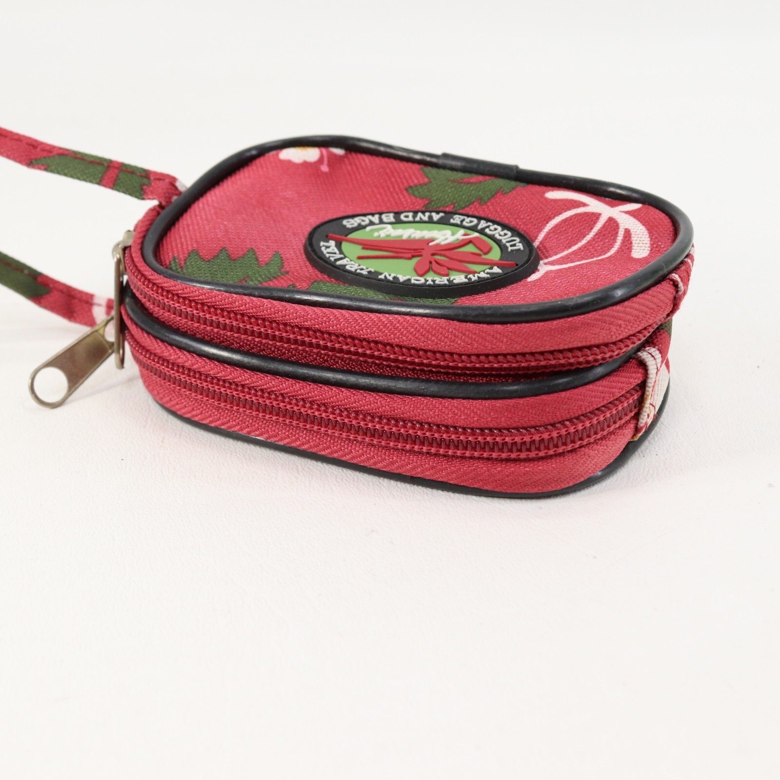 American Travel Luggage Hawaii Wristlet Pouch Handbag Mini Multicolor Floral