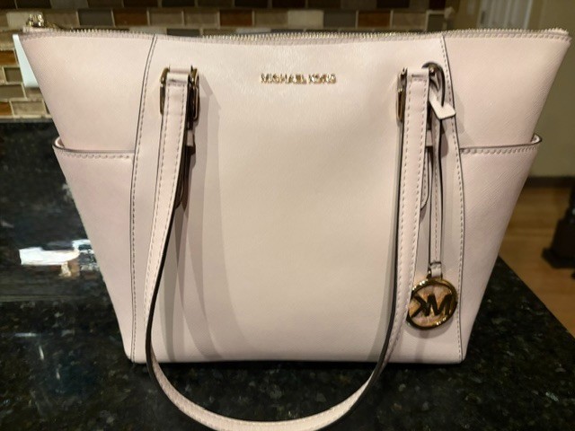 Michael Kors Jet Set Saffiano Leather Tote -Soft Pink