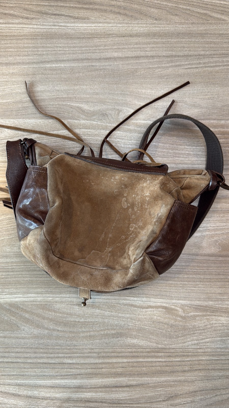 Isabel Marant Boho Western Women’s Brown Suede Leather Fringe Crossbody