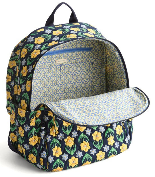 Vera Bradley Bancroft Backpack DAFFODILS ~ NWT