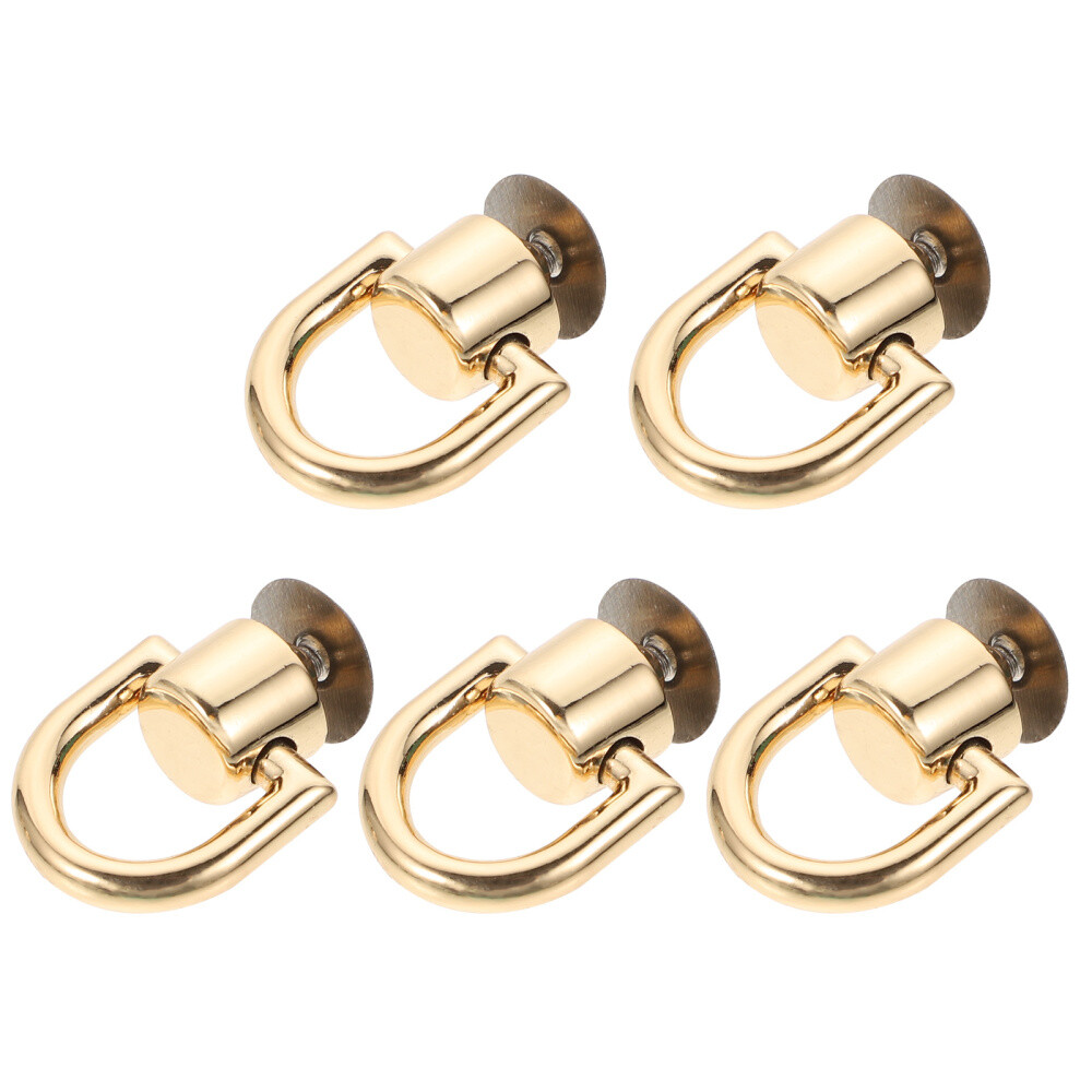 5PCS purse nail rivets Stylish Purse Chain Buttons Handbag Side Buckles