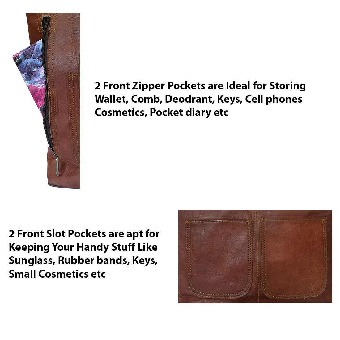 Genuine Leather Brown Tote Bag Work Travel Shoulder Bag Medium Crossbody Handbag