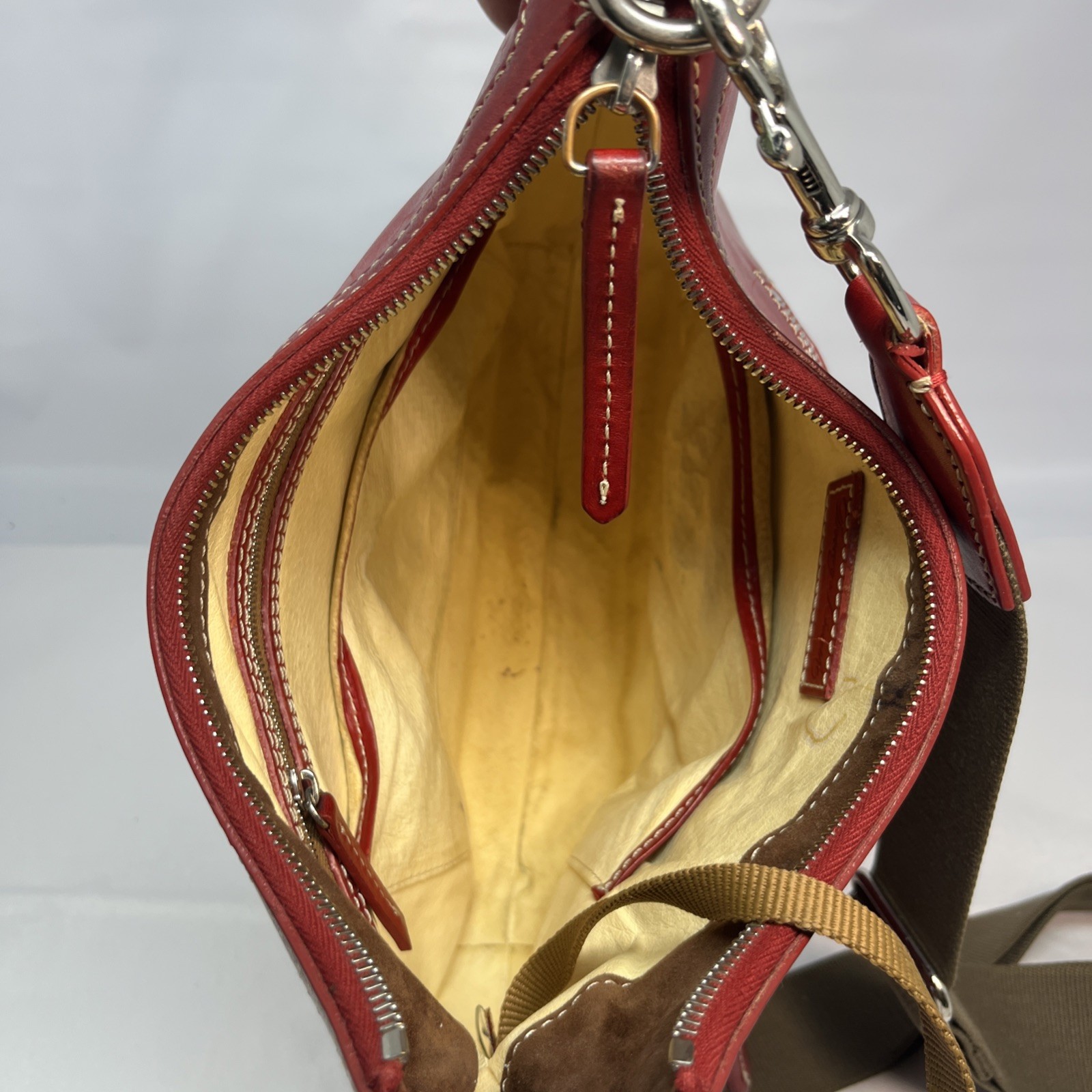 Dooney & Bourke Bordeaux Florentine Toscana Large Crossbody Hobo
