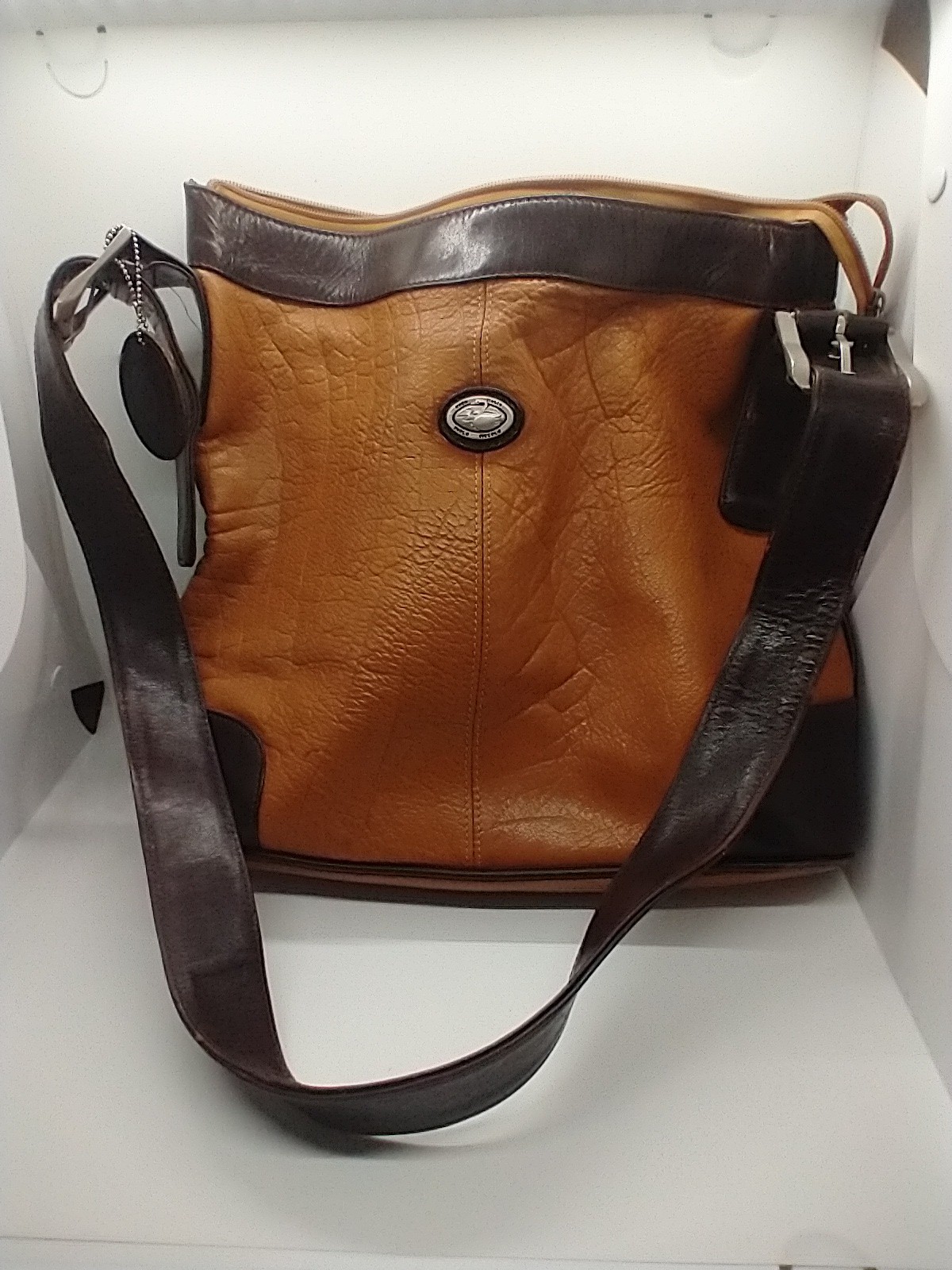 Paolo Piccolo Genuine Leather Brown Women’s Bag , Shoulder Purse Made In India