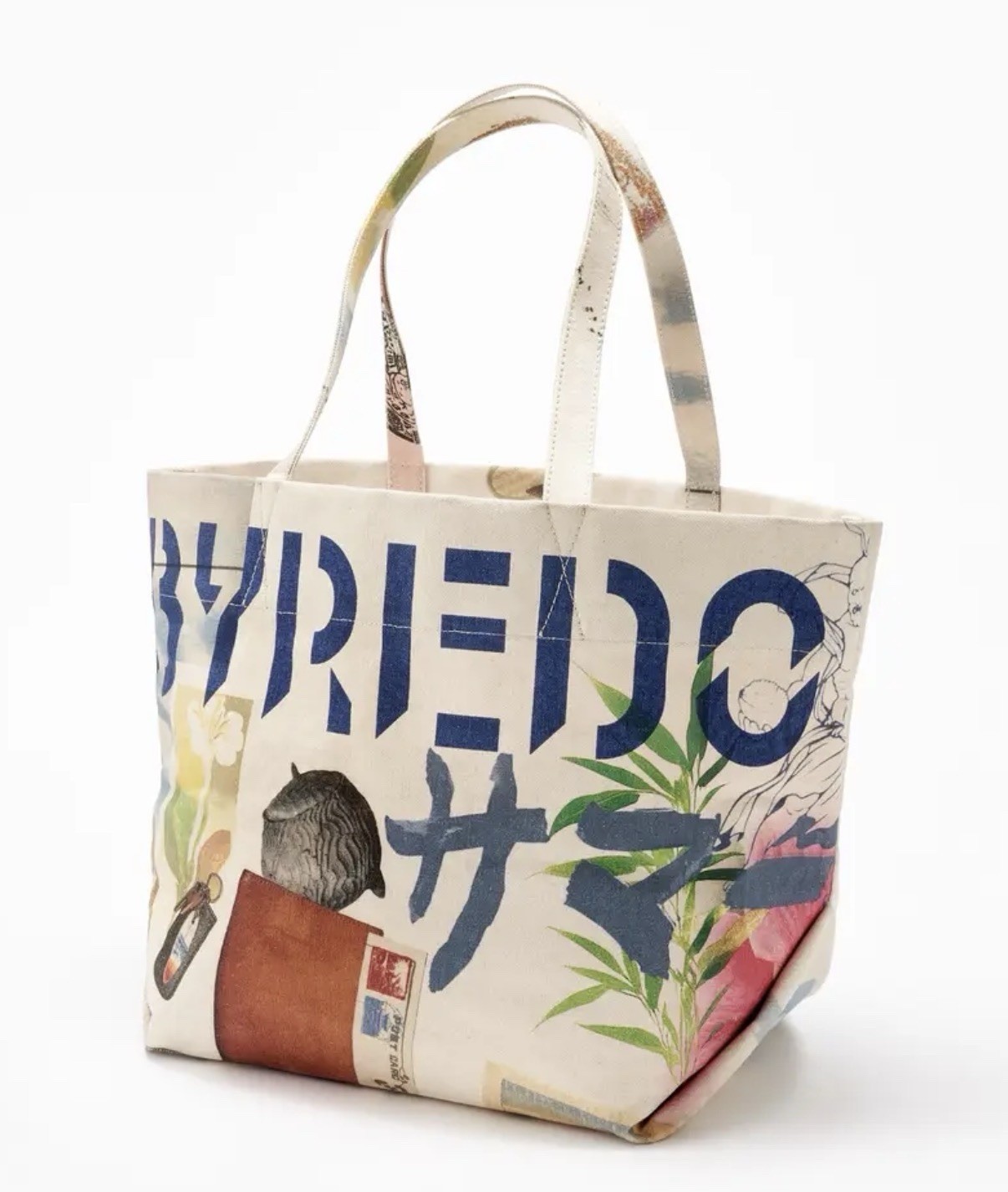 New! Byredo WAKAYAMA CANVAS BAG Japanese Wearable Art Large Tote Bag