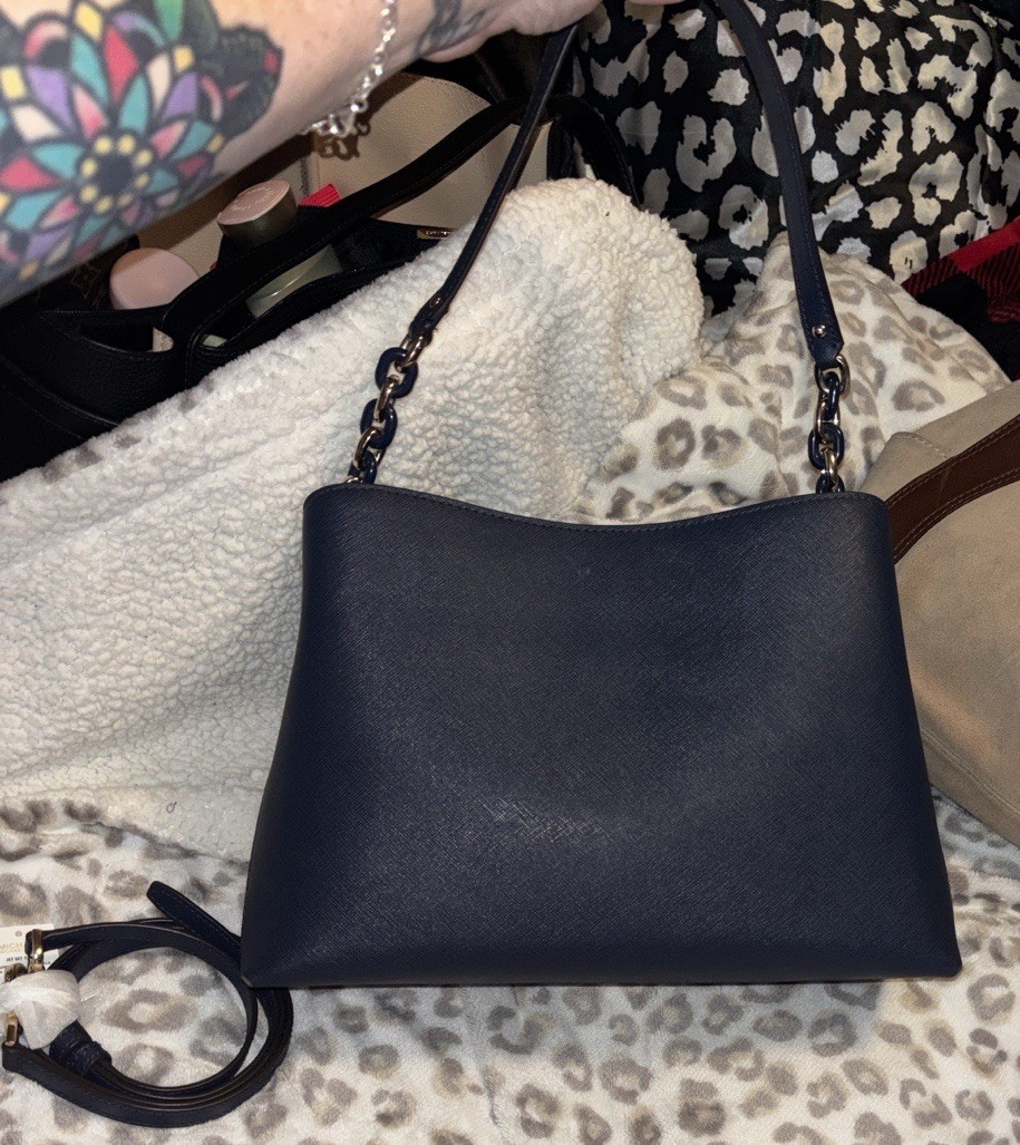 MICHAEL KORS. Sofia Large Saffiano Leather Satchel
