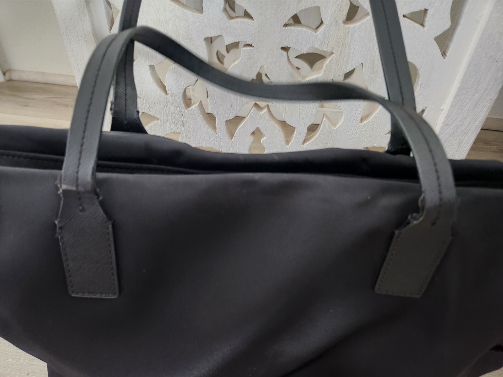 Kate Spade Blake Avenue Solid Black Nylon Kaylie Baby Travel Diaper Tote Bag