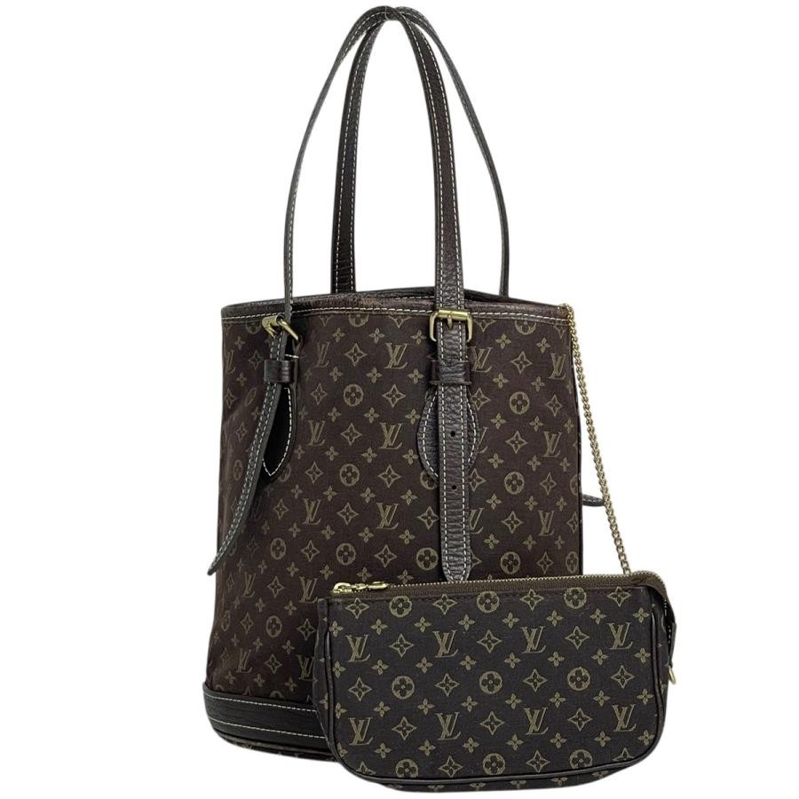 Louis Vuitton Bucket PM Bucket Shape Monogram Brown Shoulder Bag M95226 #BS1128