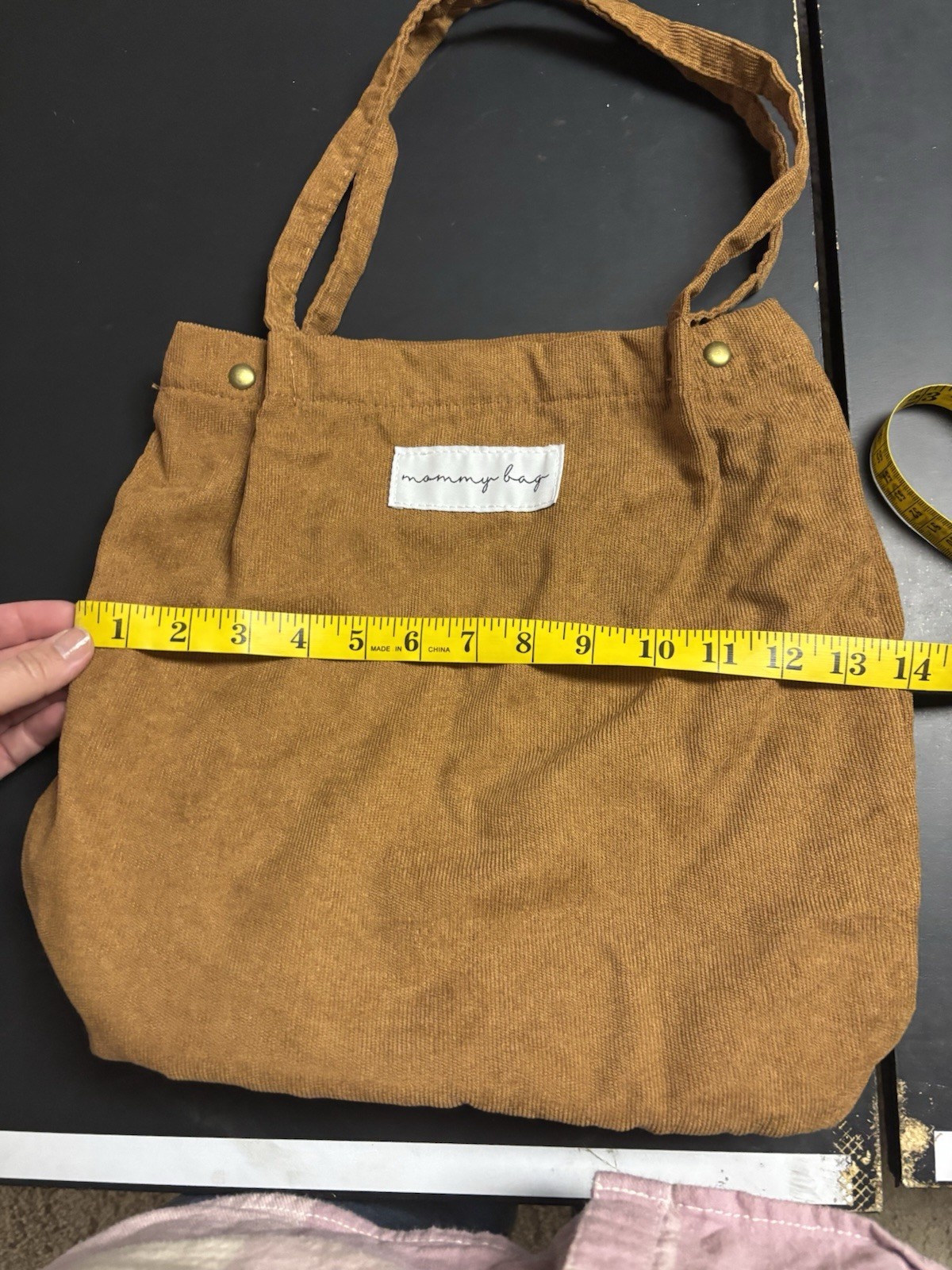 “Mommy Bag” corduroy tote bag, great condition – Fast Shipping