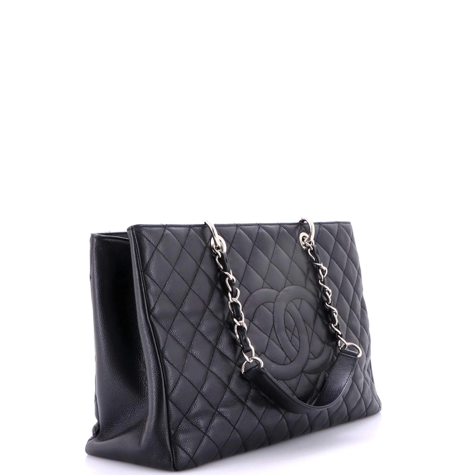 Chanel Grand Shopping Tote Quilted Caviar XL