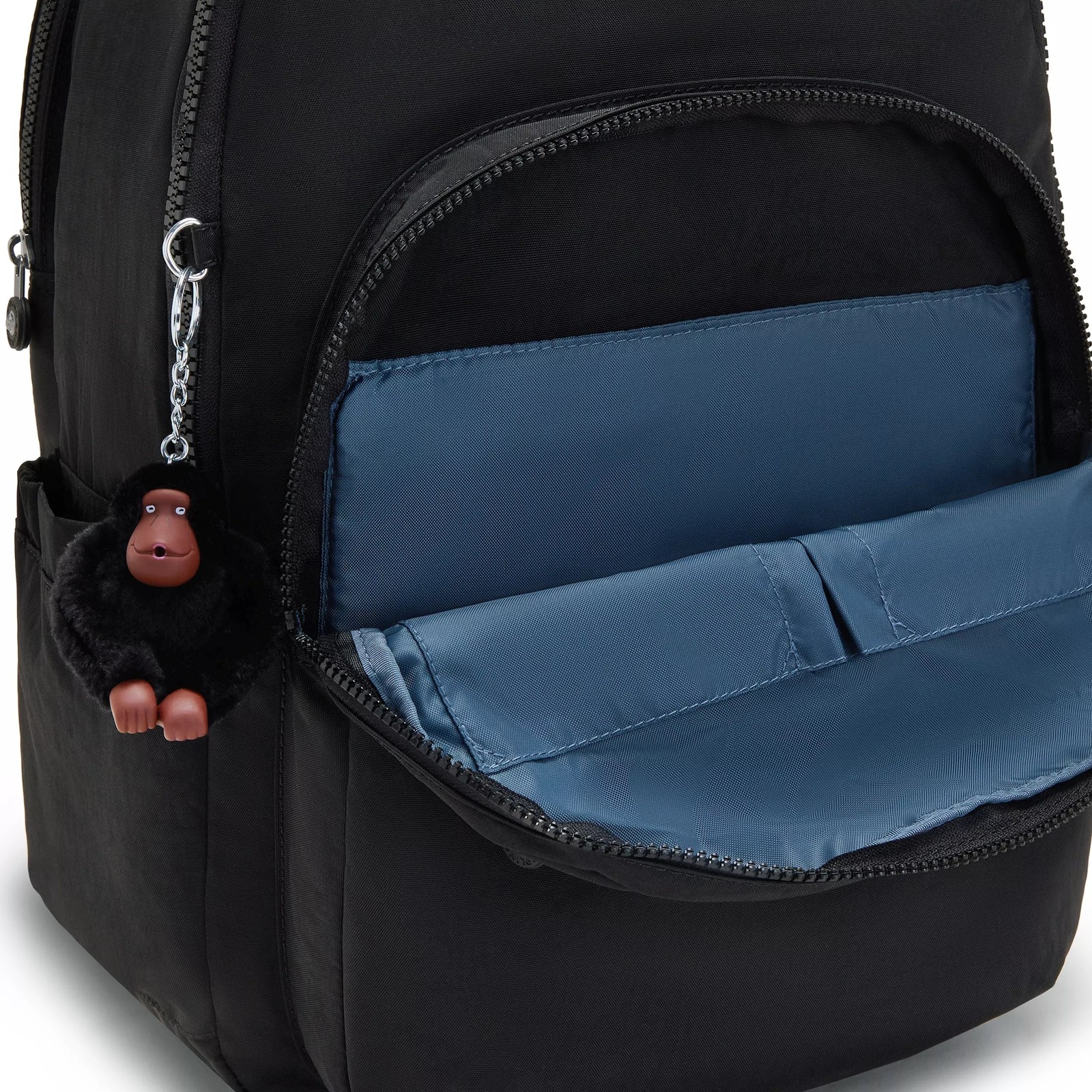 Kipling Seoul Extra Large 17″ Laptop Backpack Zip Pockets Water Resistant