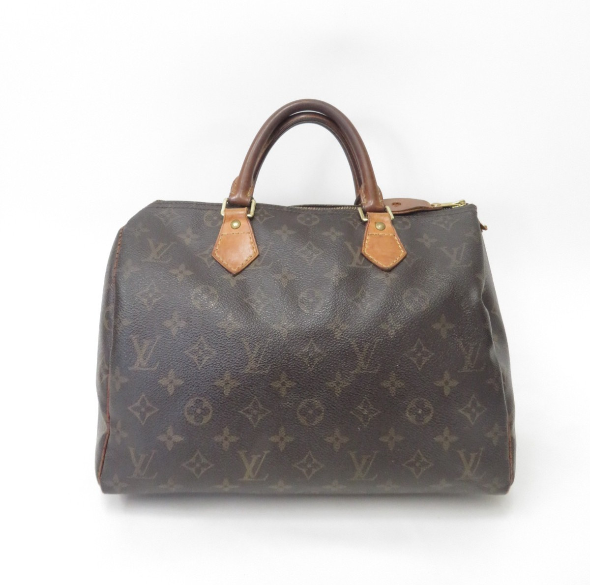 Authentic Louis Vuitton Speedy 30 Hand Bag Monogram Brown #53738