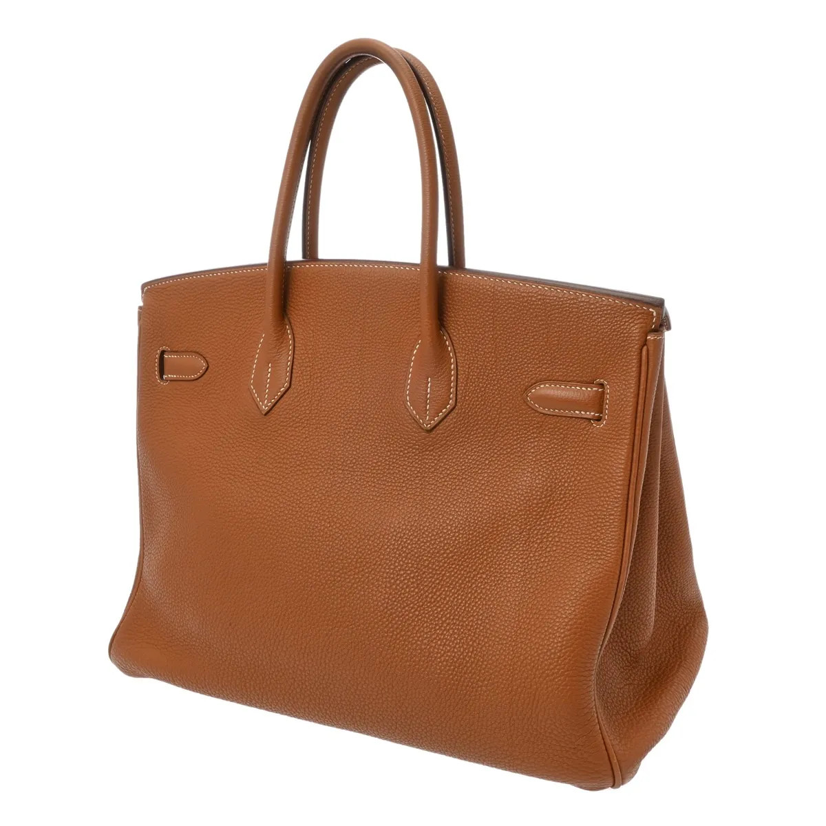 Hermes Birkin 35 Handbag Togo Leather Gold #WB5562