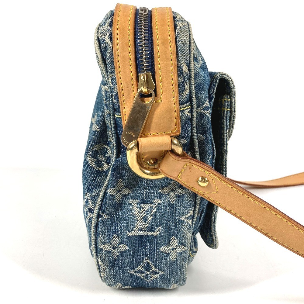 LOUIS VUITTON M95348 MonogramDenim Camera Crossbody Pochette Shoulder Bag