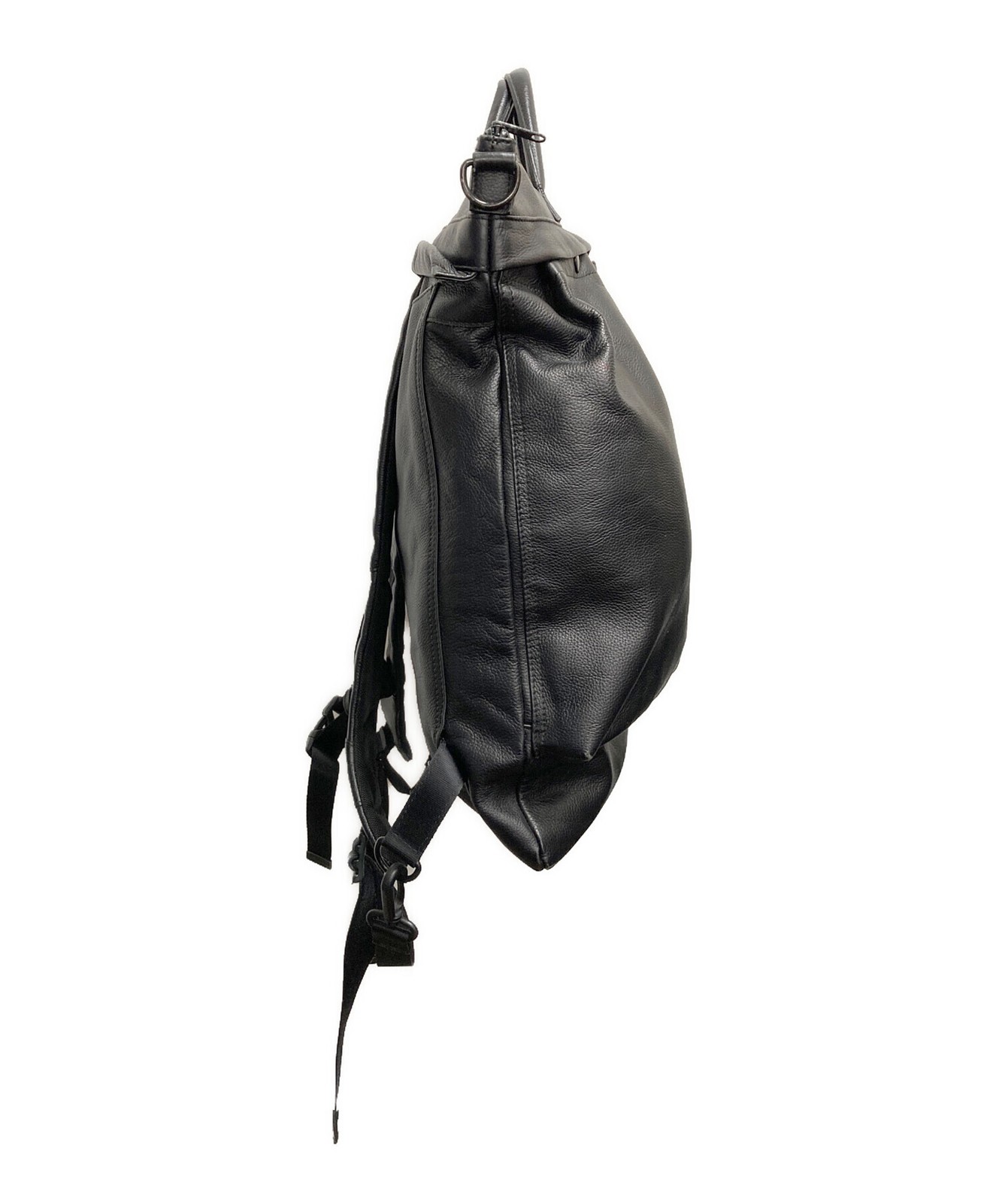 F CE 2Way Bag Black Leather Authentic From Japan