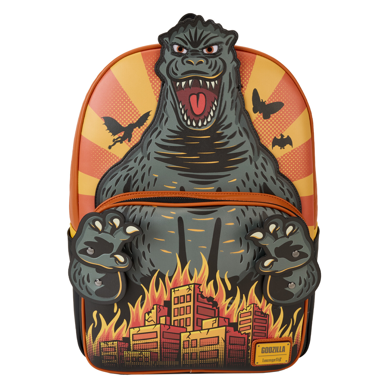 Godzilla Burning City Cosplay Full-Size Backpack