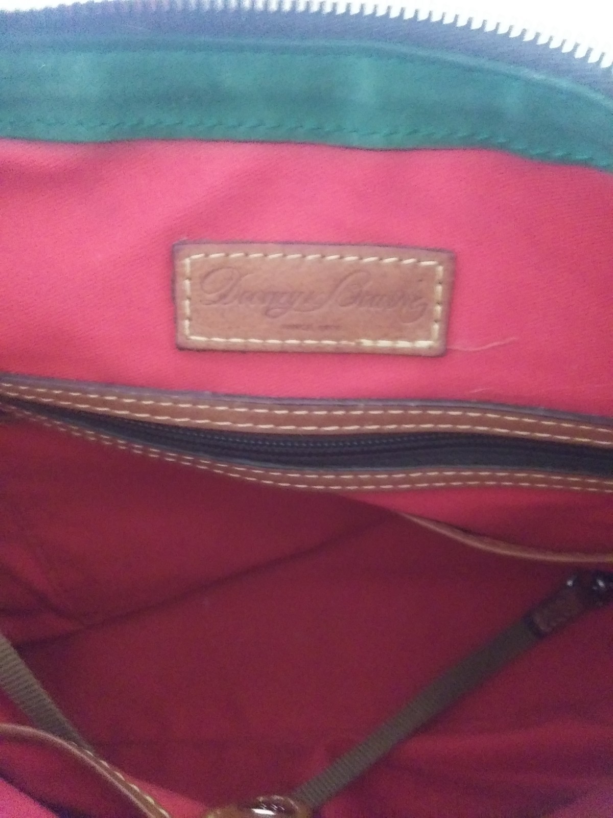 DOONEY BOURKE KINGSTON HOBO FLORENTINE NATURAL BROWN LG SHOULDER BAG