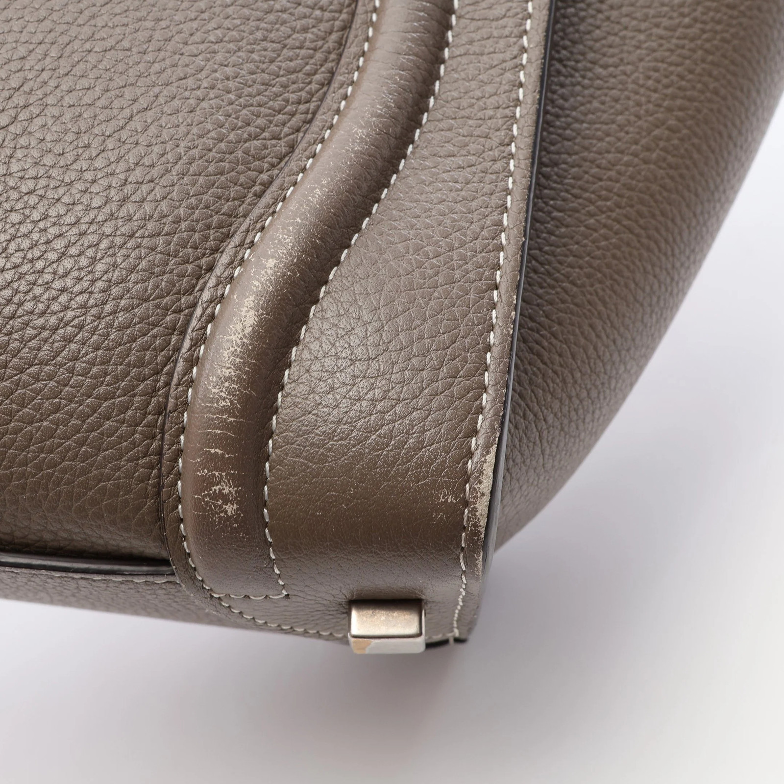Celine Tote Bag Gray Leather #RCB10895