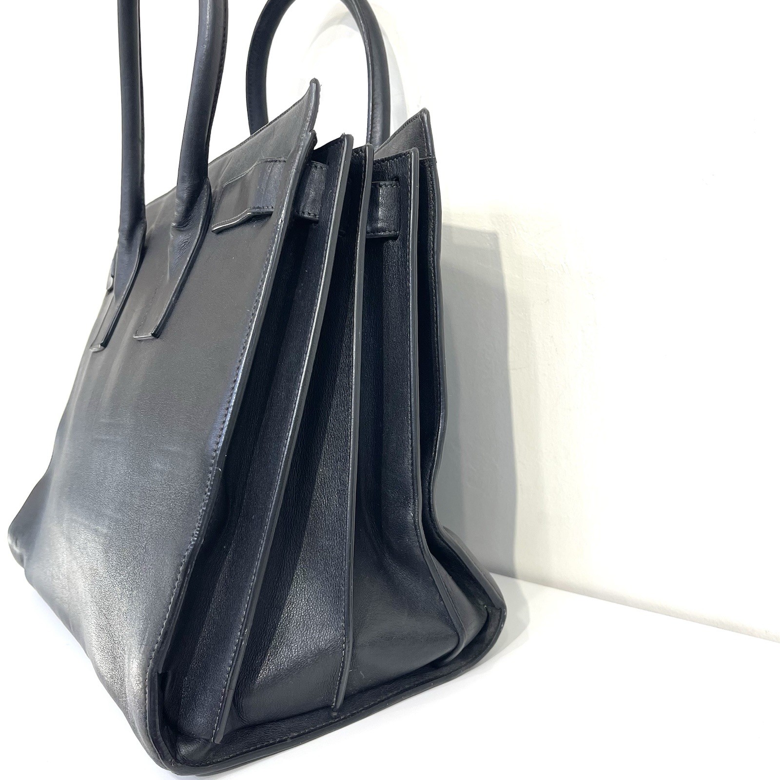 Authentic Yves Saint Laurent (YSL) LARGE Sac De Jour Black – Fair Condition