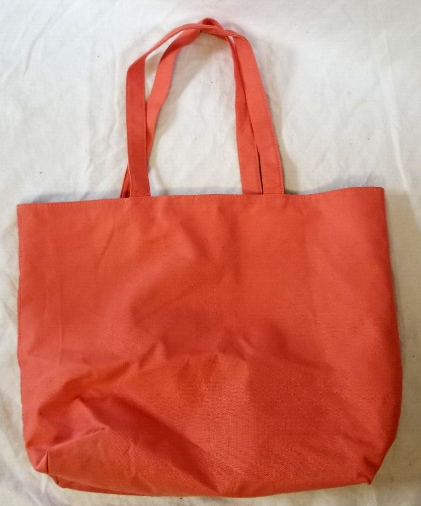 Lancome Cotton Canvas Tote French Riviera Travel Shopping Bag Beach 17″ x 12″