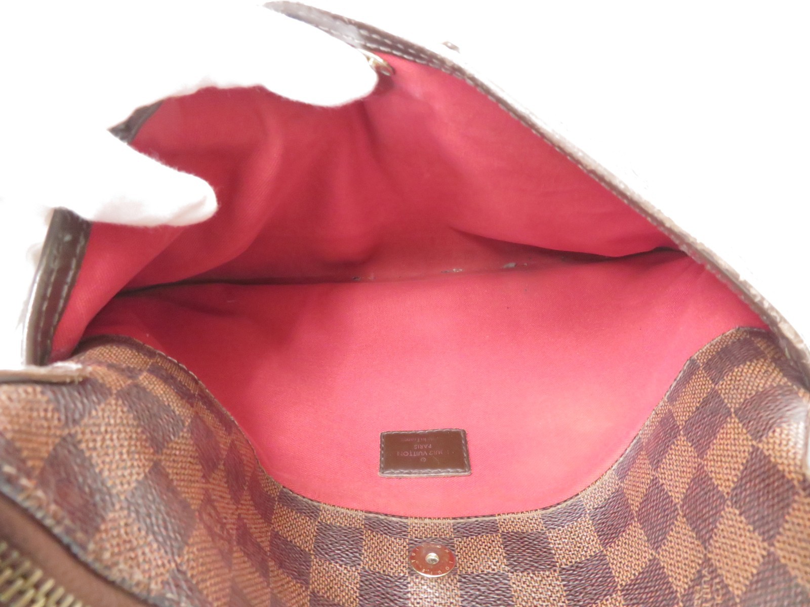Authentic Louis Vuitton Damier Ebene Bloomsbury PM Shoulder Bag F#45026