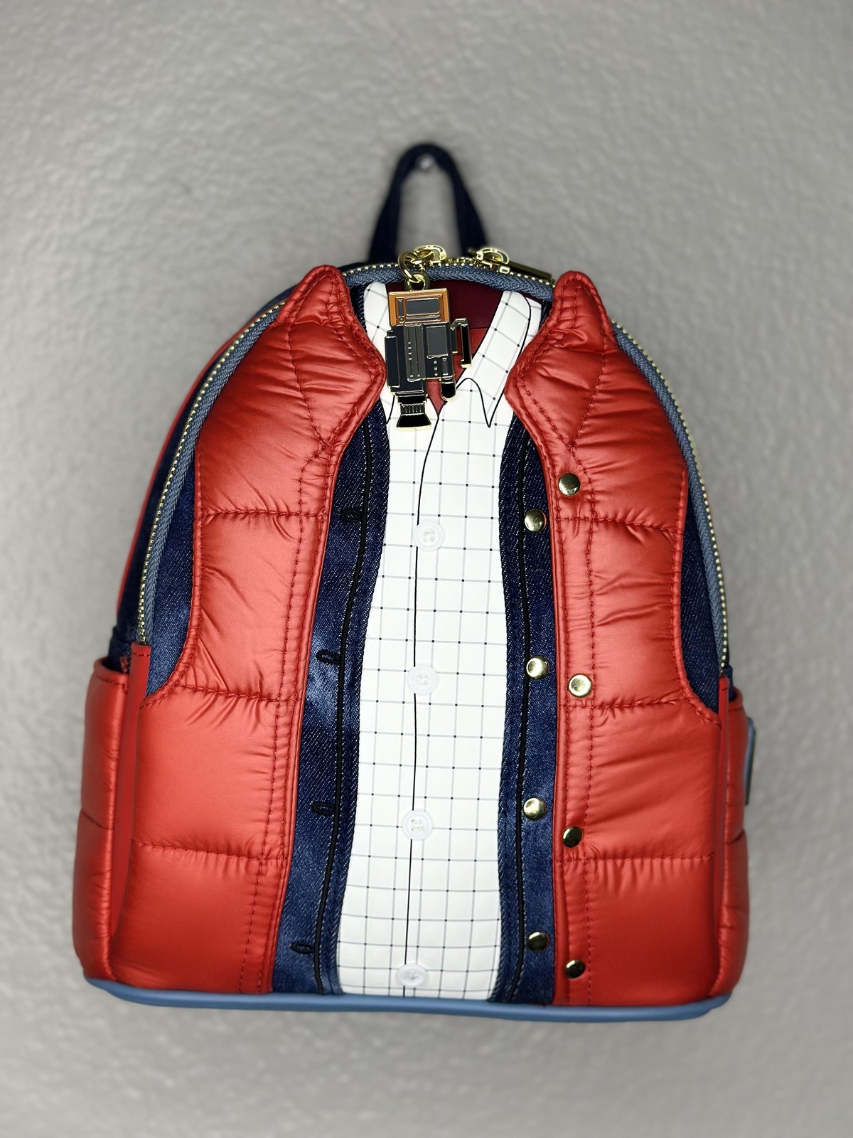 Loungefly Mini Backpack Bag Womens Multicolor Marty McFly Back To The Future