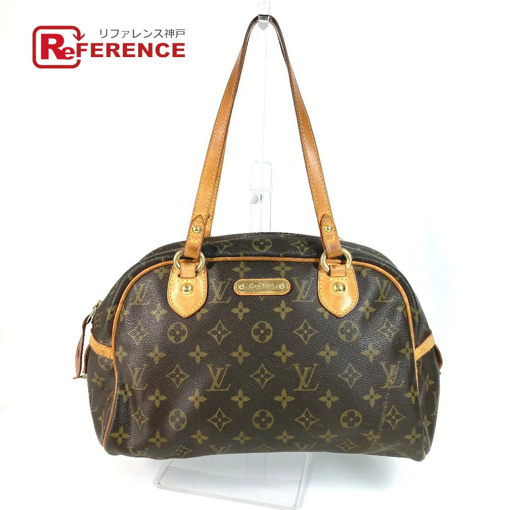 Louis Vuitton brown Monogram Shoulder bag Bag handbag PM Montorgueil