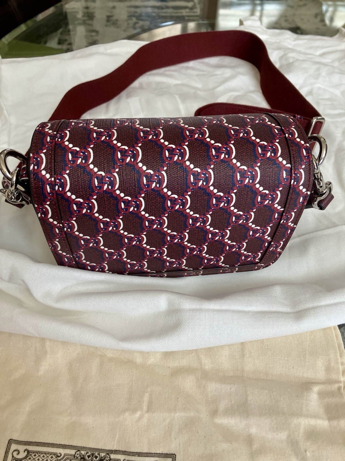 Super mini shoulder bag withGG Shadow