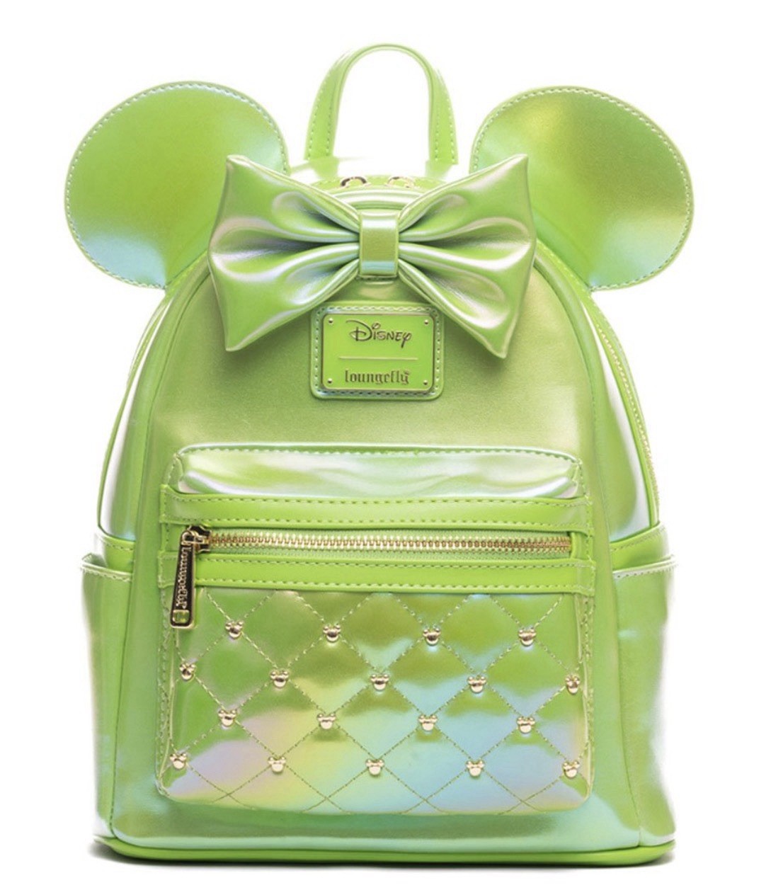 Loungefly Disney Minnie Mouse Classic Series Mini Backpack – Iridescent Emerald