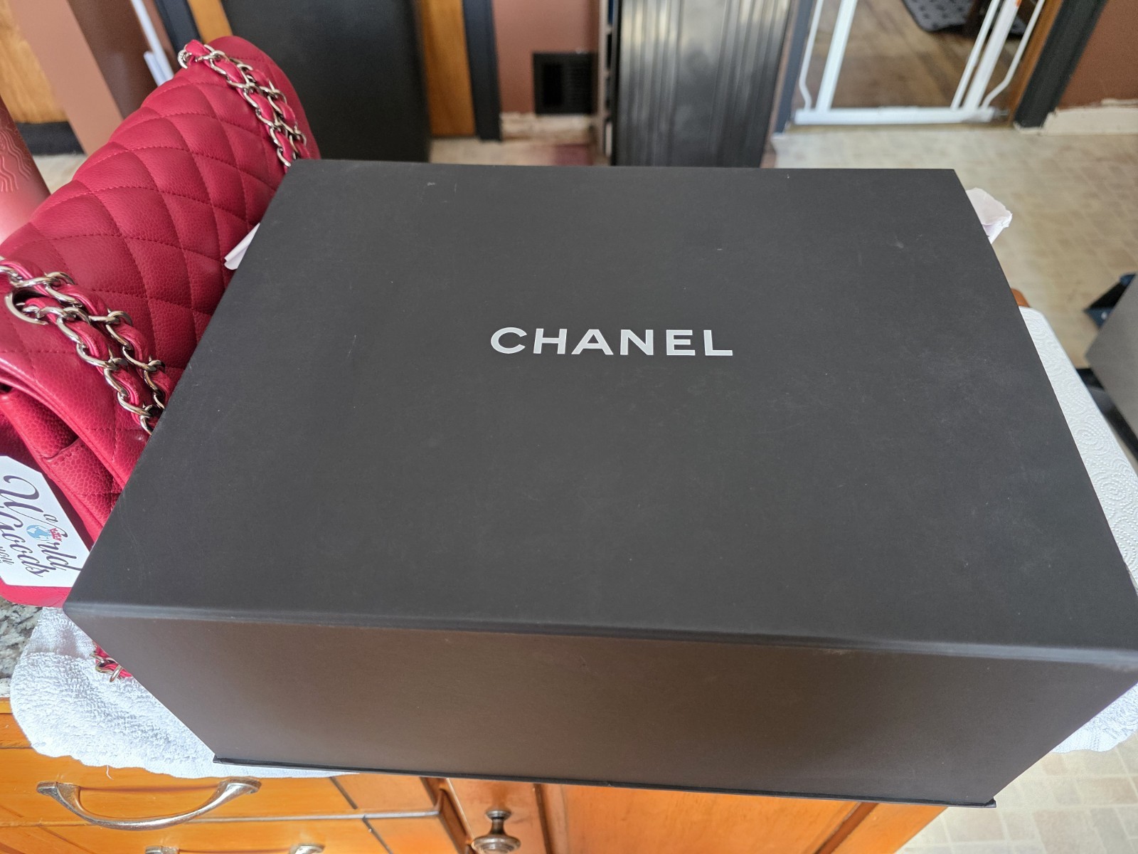 Chanel Jumbo Double Flap Red Caviar Silver Harware GORGEOUS!❤️