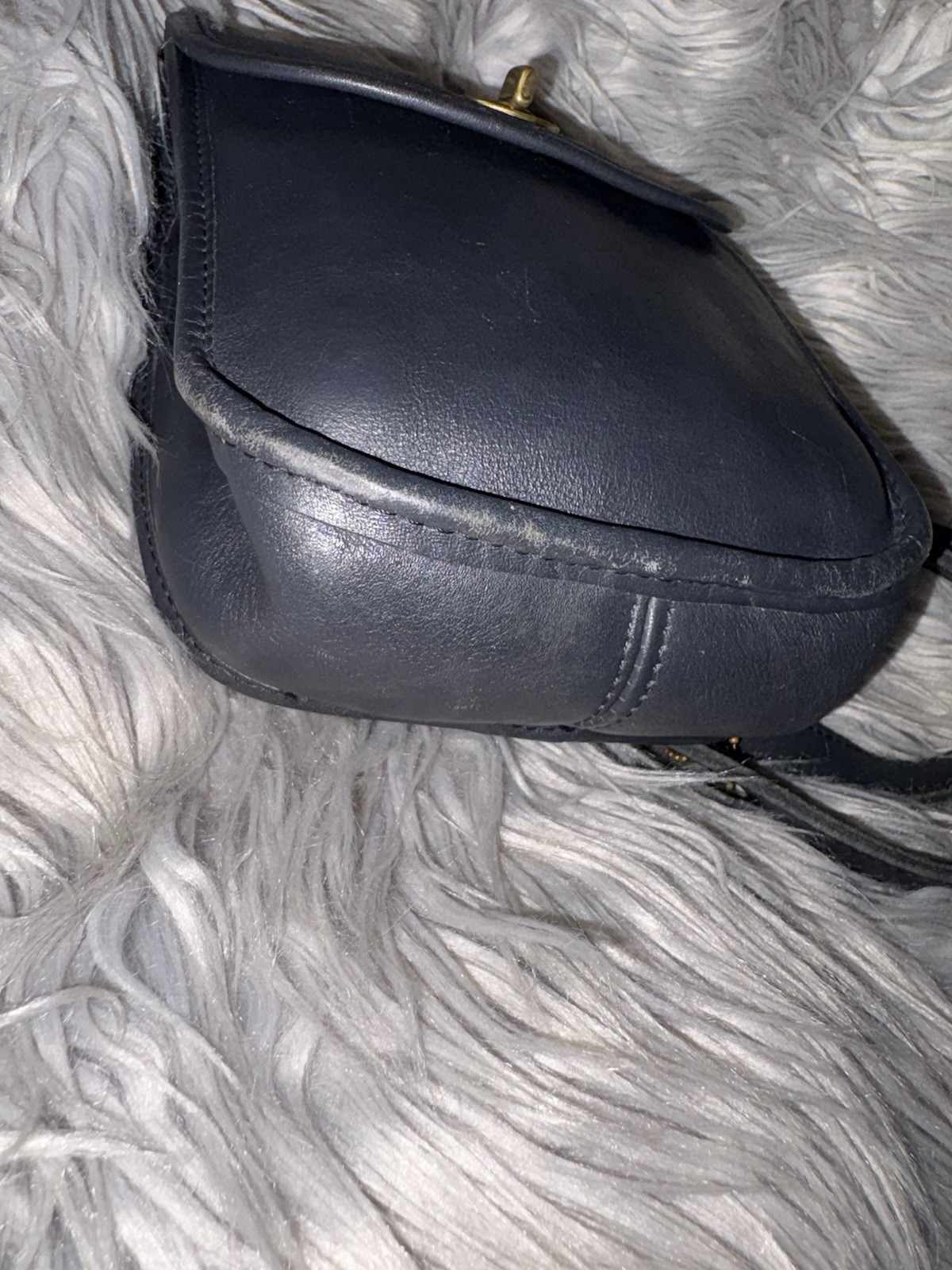 COACH Vintage 90s Scooter Side Bag Crossbody Black #9978