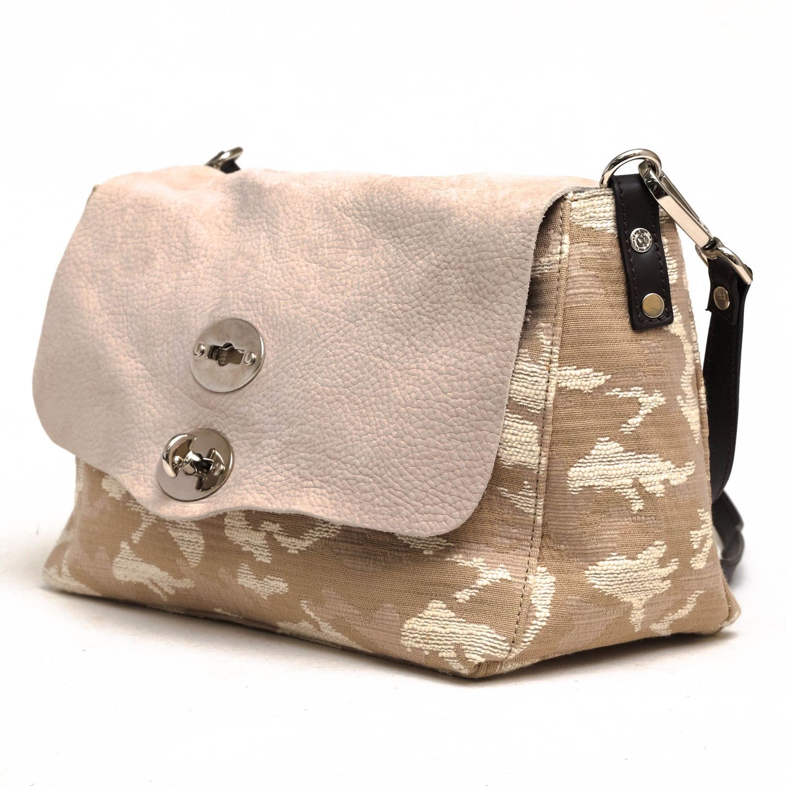 ZANELLATO Postina Linea Mythos Beige Leather 2WAY Shoulder Bag for Women