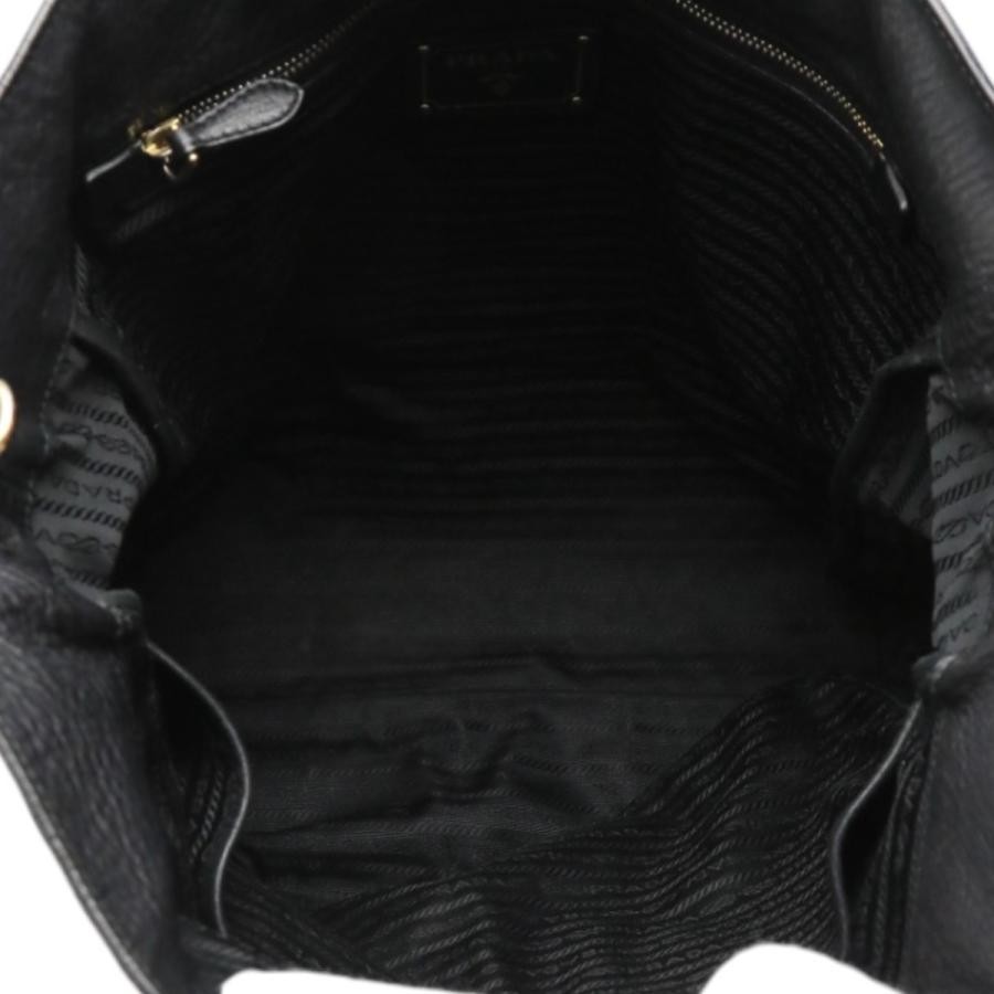 PRADA Bag: VITELLO PHENIX 1BG865 2E8K Black W46H34D13cm w/o accessories;–