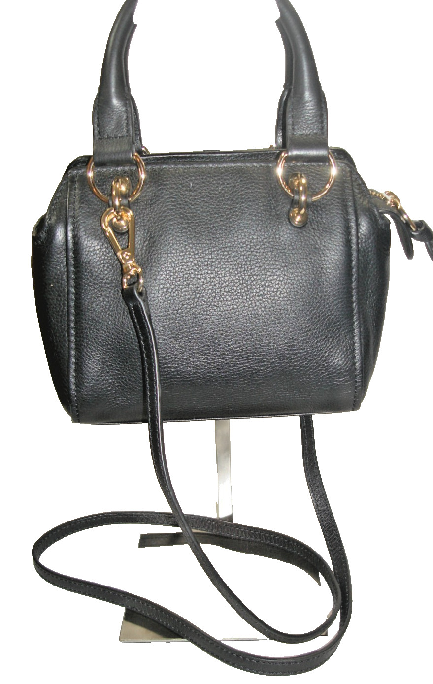 See by Chloe Stunning Paige Mini Black Buttery Leather Satchel Shoulder Bag MINT