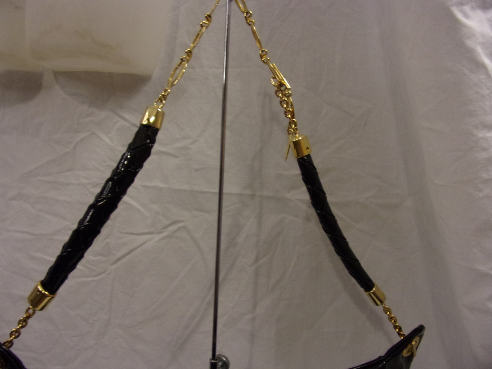 Bottega Veneta Black Patent Leather Fanny Pack Belt Bag