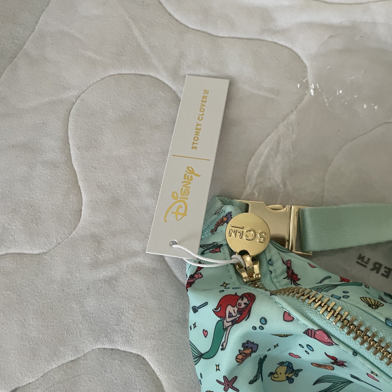 NEW Stoney Clover Lane Disney Princess Fanny Pack Ariel Making Waves