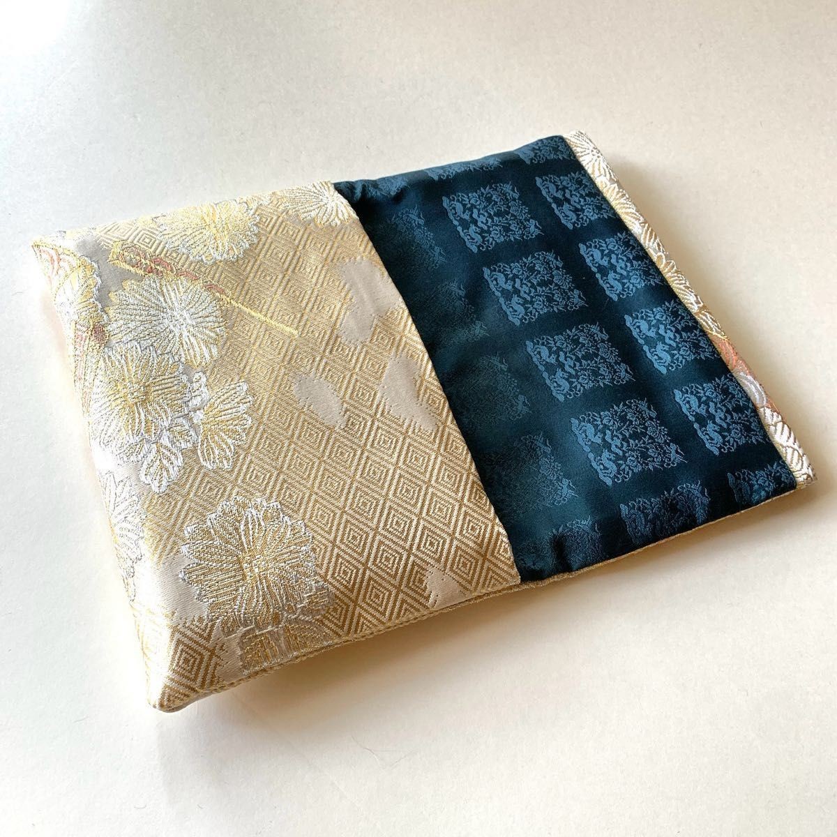 [Used] Kiryu Chest Woven Goshuincho Pouch Bag Clutch JAPANese Textile From JAPAN