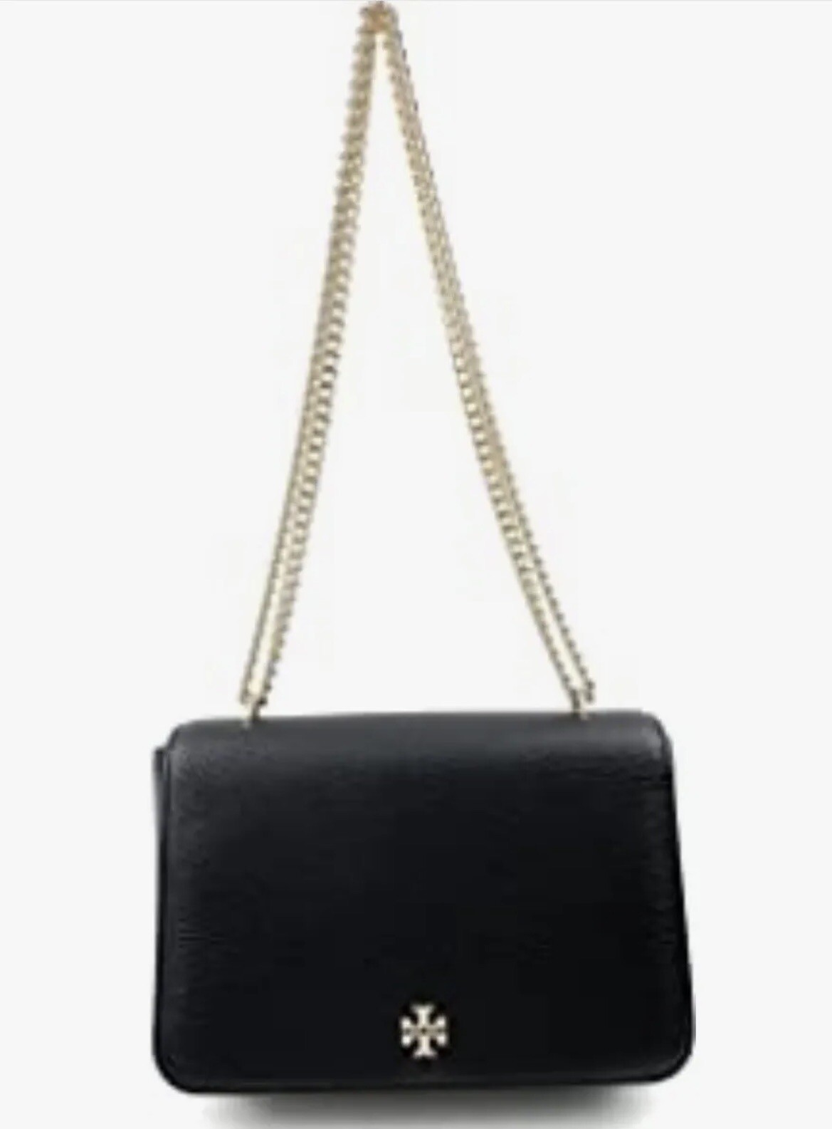 Tory Burch Carter Pebbled Leather Adjustable Chain Shoulder Bag Handbag New Tag