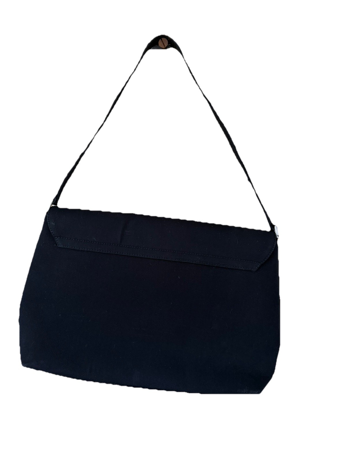 Kate Spade Black Handbag Shoulder Bag Flap Closure Classic Designer Luxury