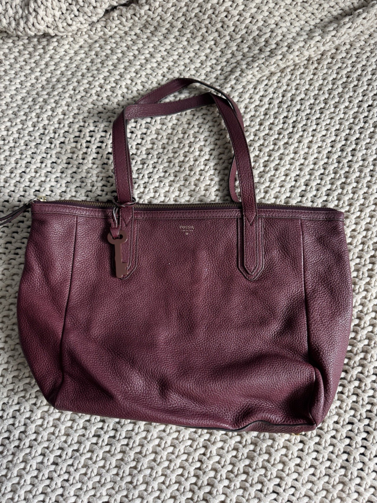 Fossil Large Leather Bag
