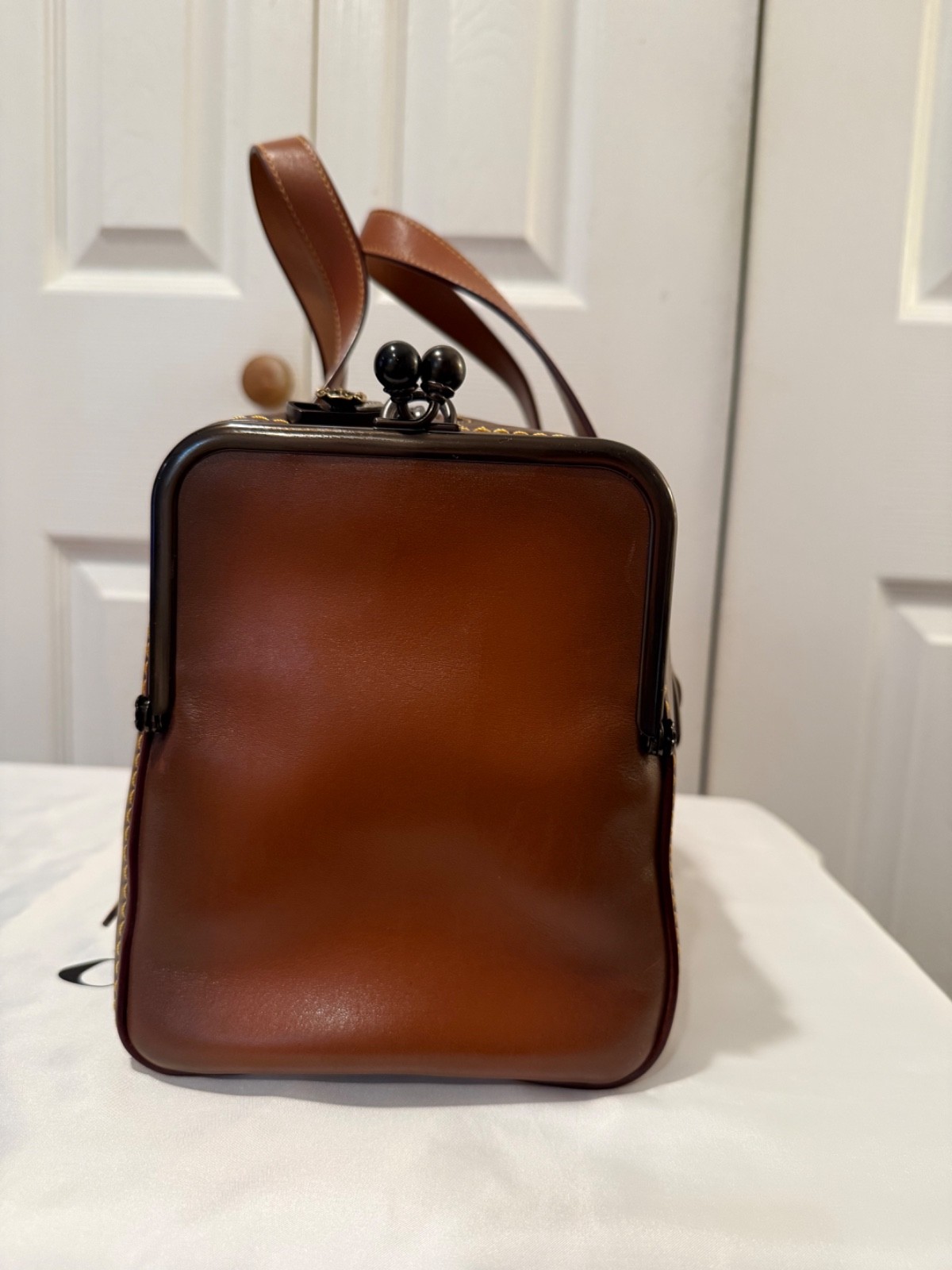 Coach The Mailbox Bag 35 Color: Saddle