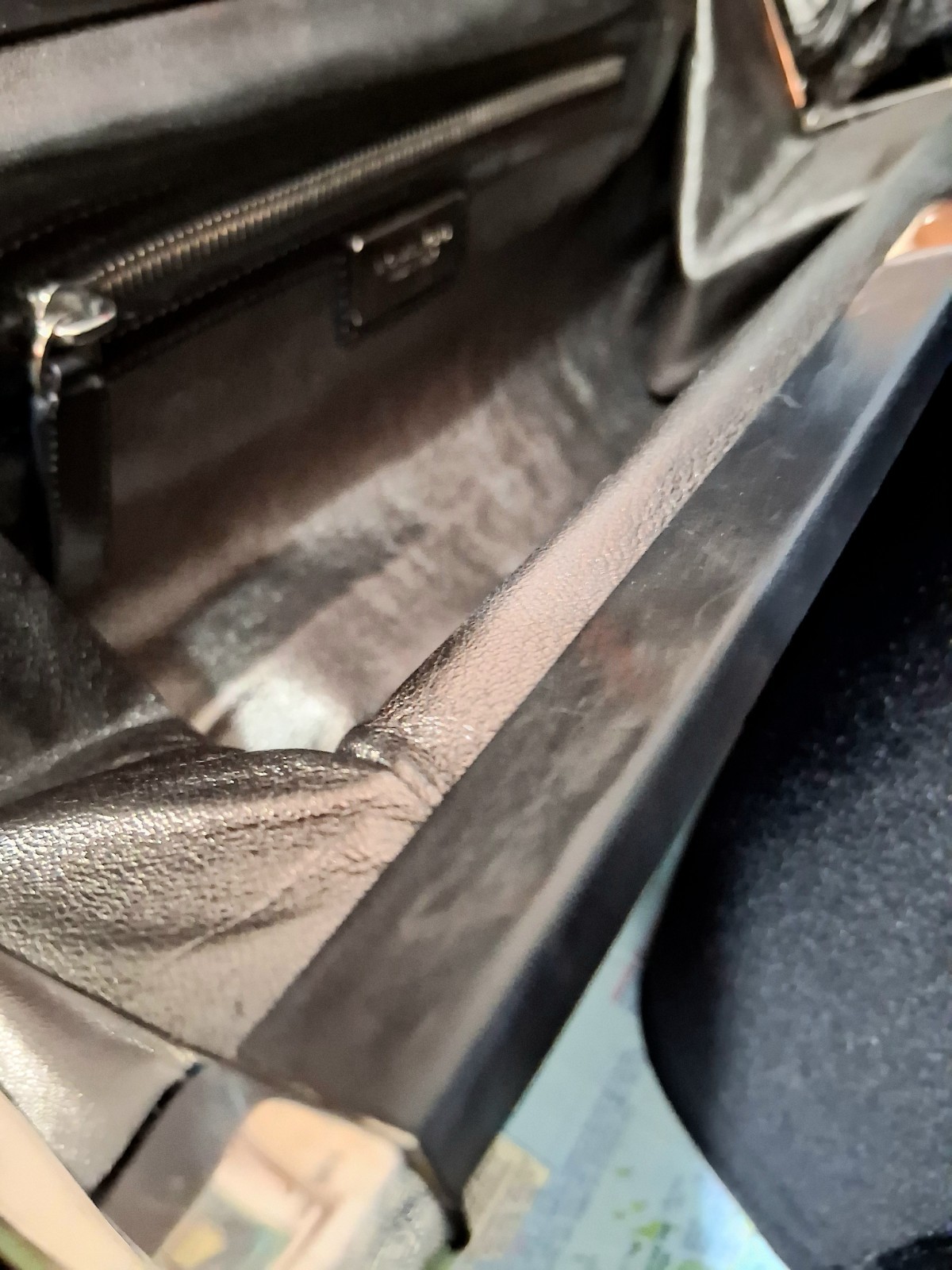 Michael KORS Made In ITALY 100% Black Leather RUNWAY Clutch Msrp$995.00*