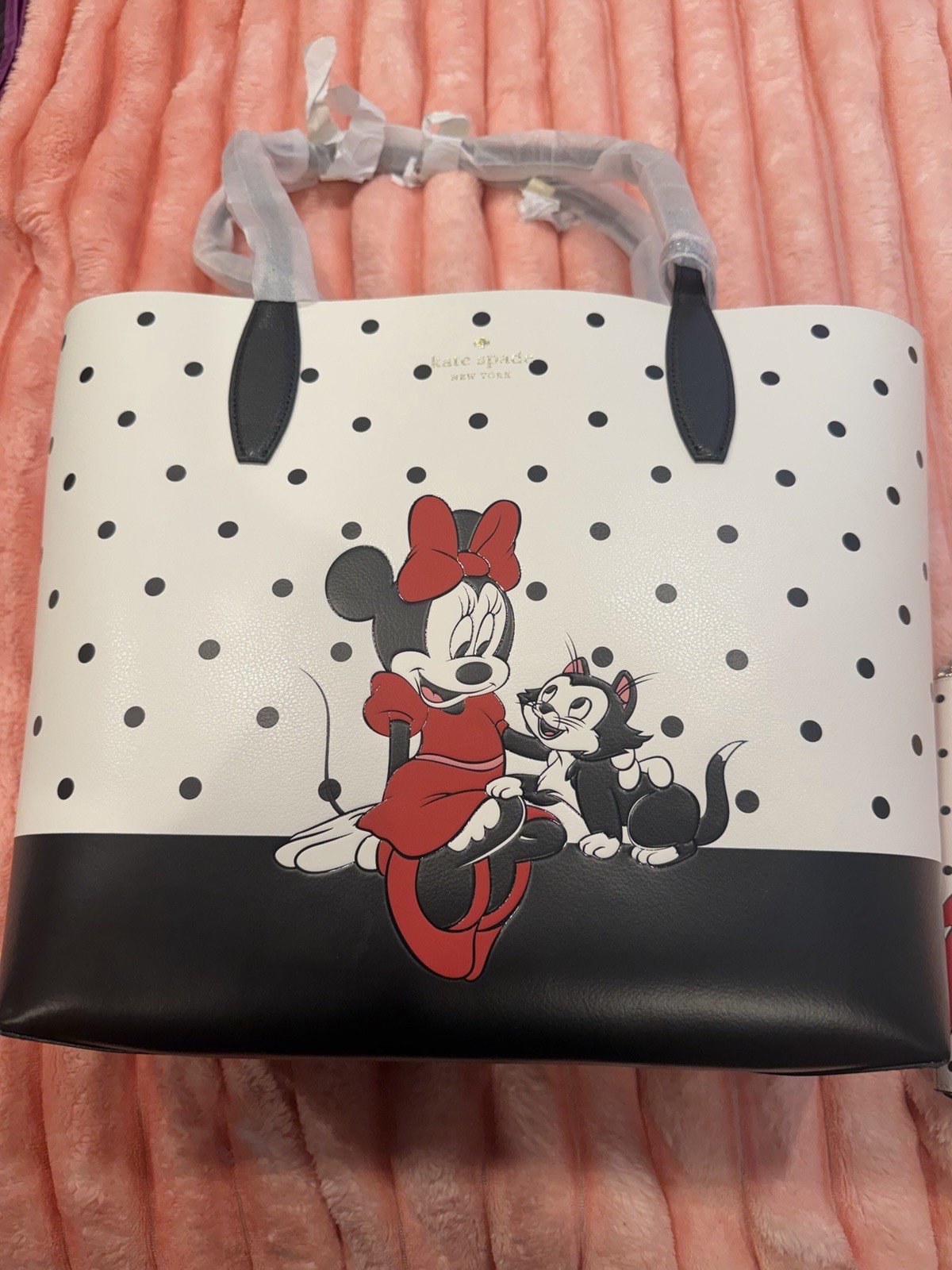 kate spade new york Disney Minnie Mouse Leather Tote Bag Large – Matching Wallet