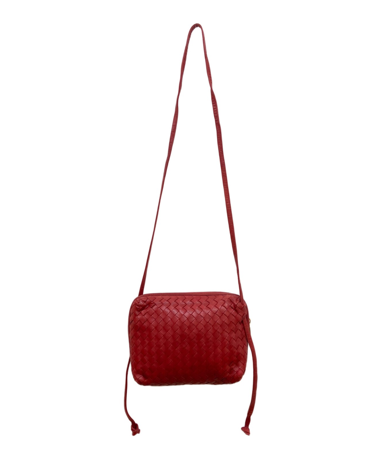 BOTTEGA VENETA Shoulder bag Red Authentic From Japan