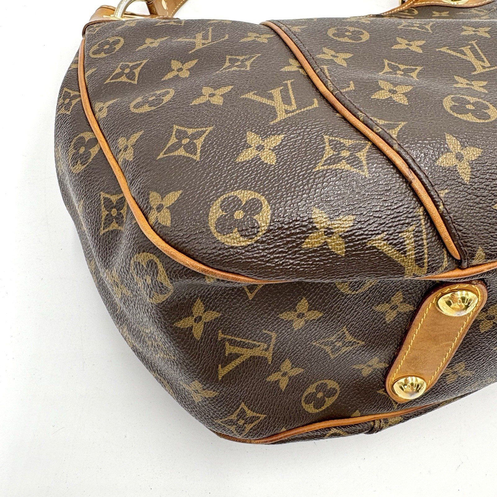 Auth Louis Vuitton Galierra PM Monogram Shoulder Tote Bag M56382 2Y5703