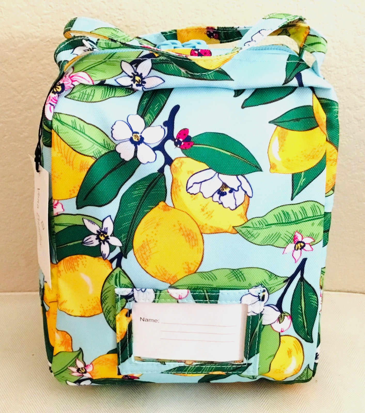Vera Bradley ~ “Lemon Grove” ~ Lighten Up Lunch Bunch Bag ~ NWT