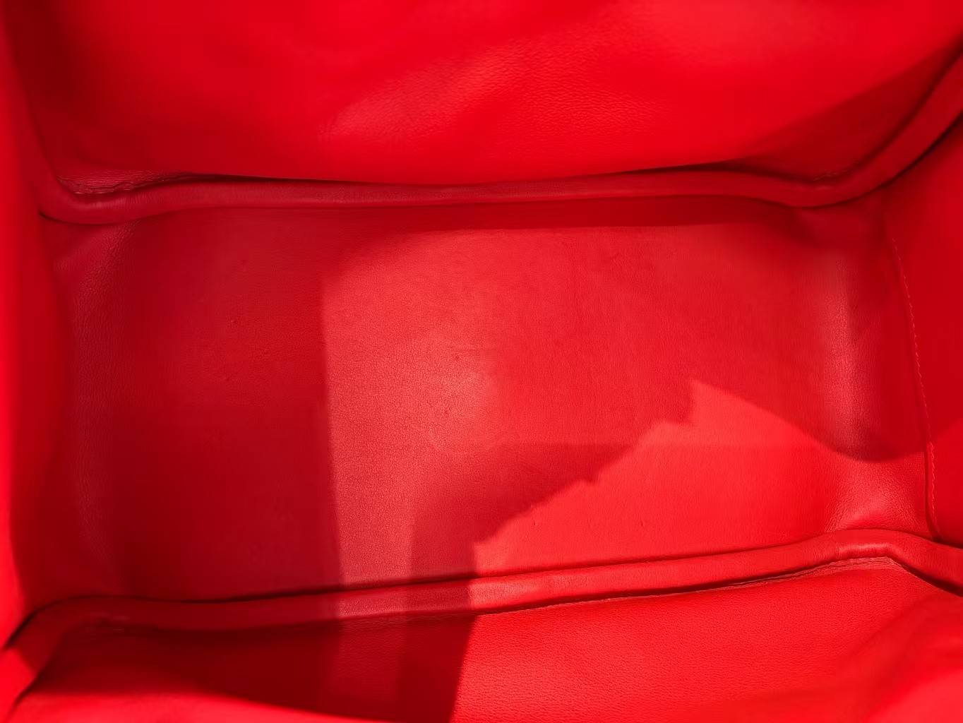 Hermes Lindy 26 Rouge Casaque Q5 Red Swift Silver Hardware PHW Bag Auth
