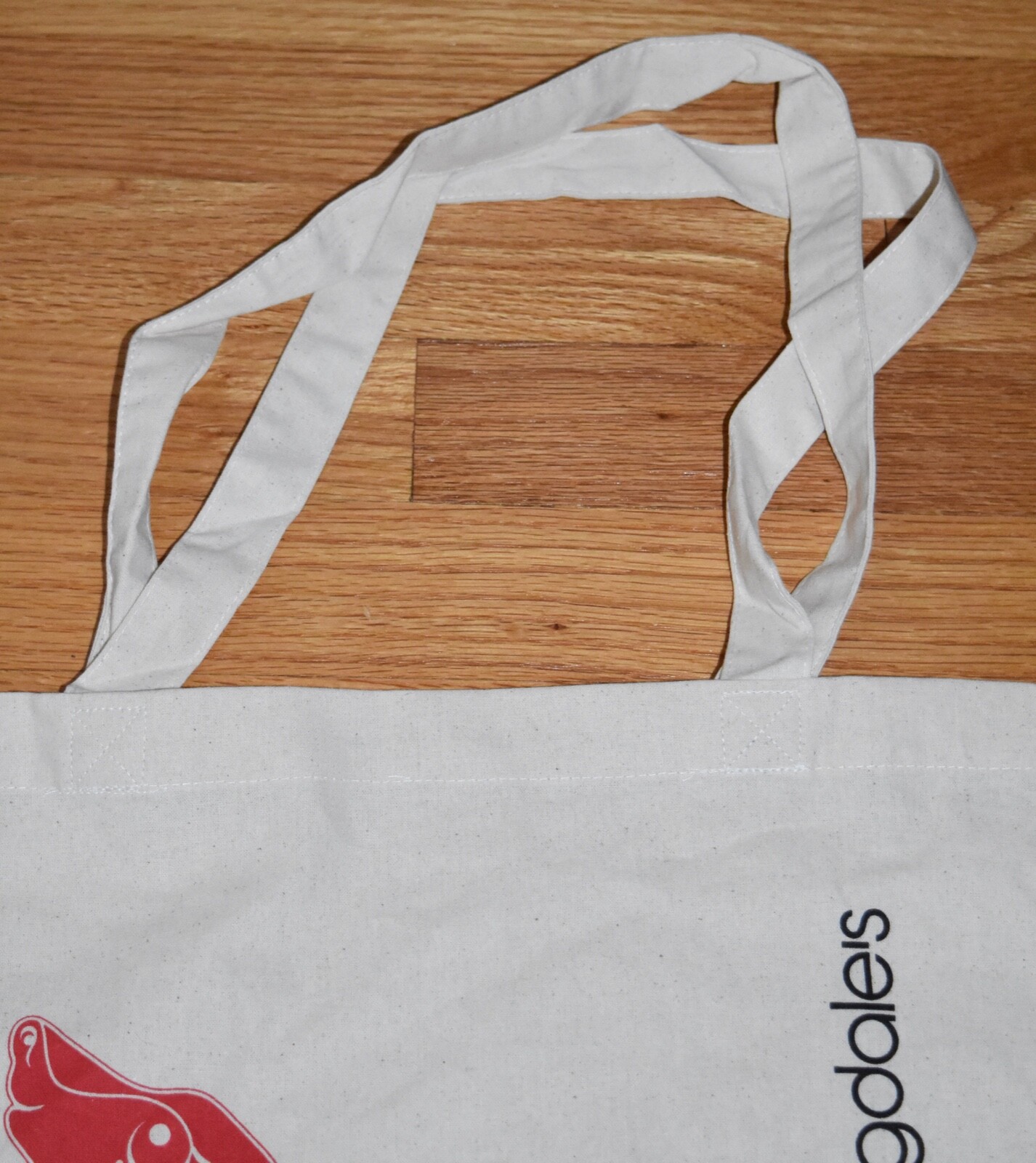 New Bloomingdales Year of the Dog Tote Bag Red Off White Asian Art Museum