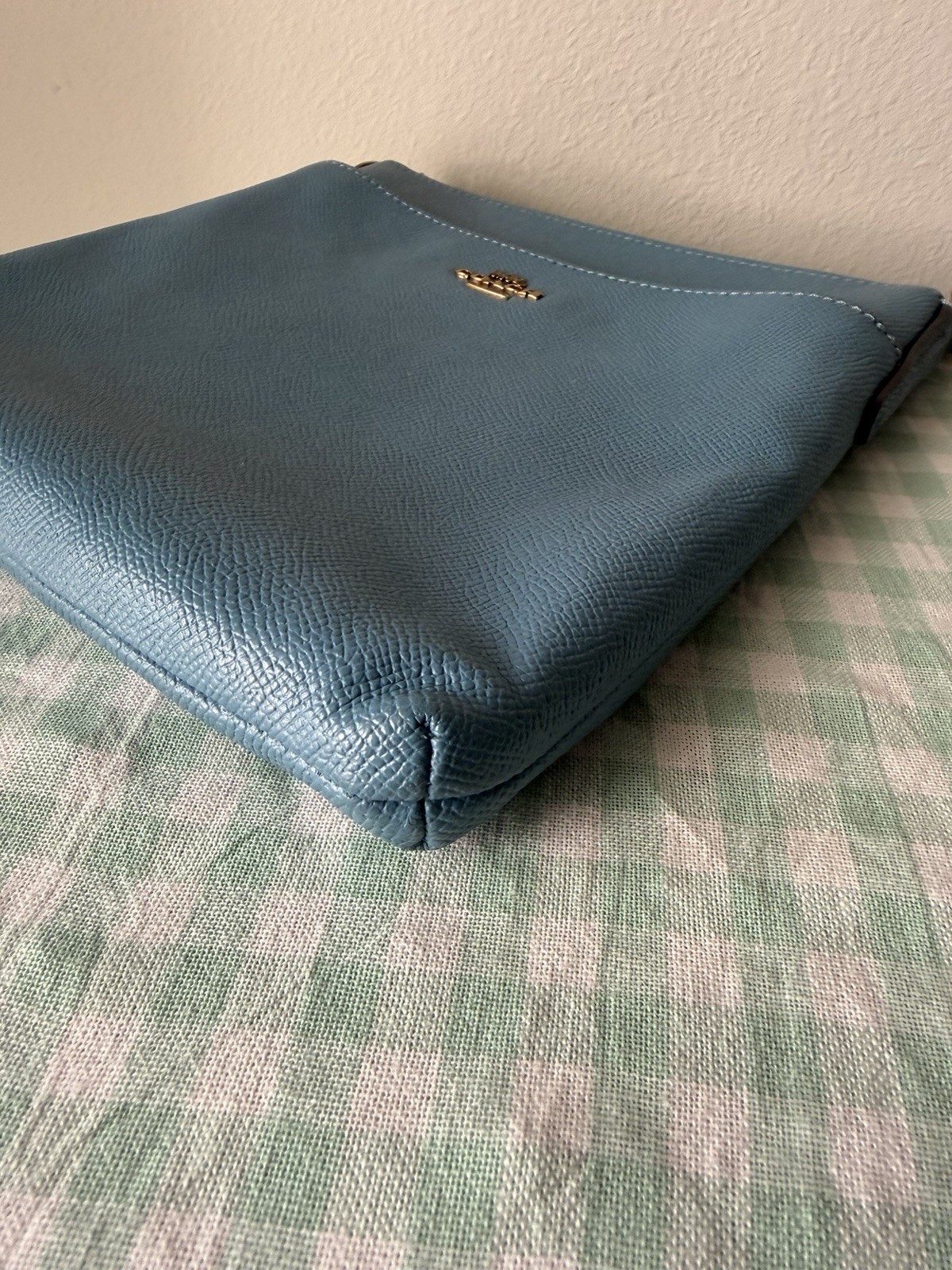 Coach Kitt Light Blue Messenger Crossbody Bag