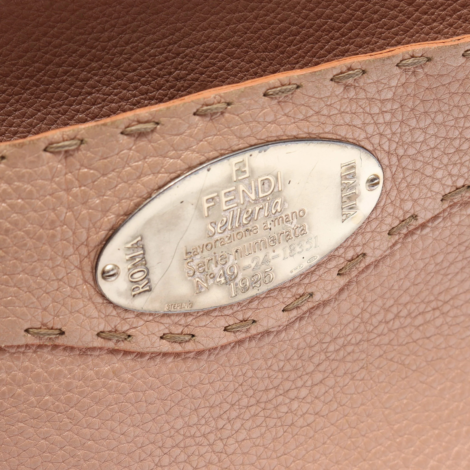 Fendi Shoulder Bag Pink Leather #RCB13791